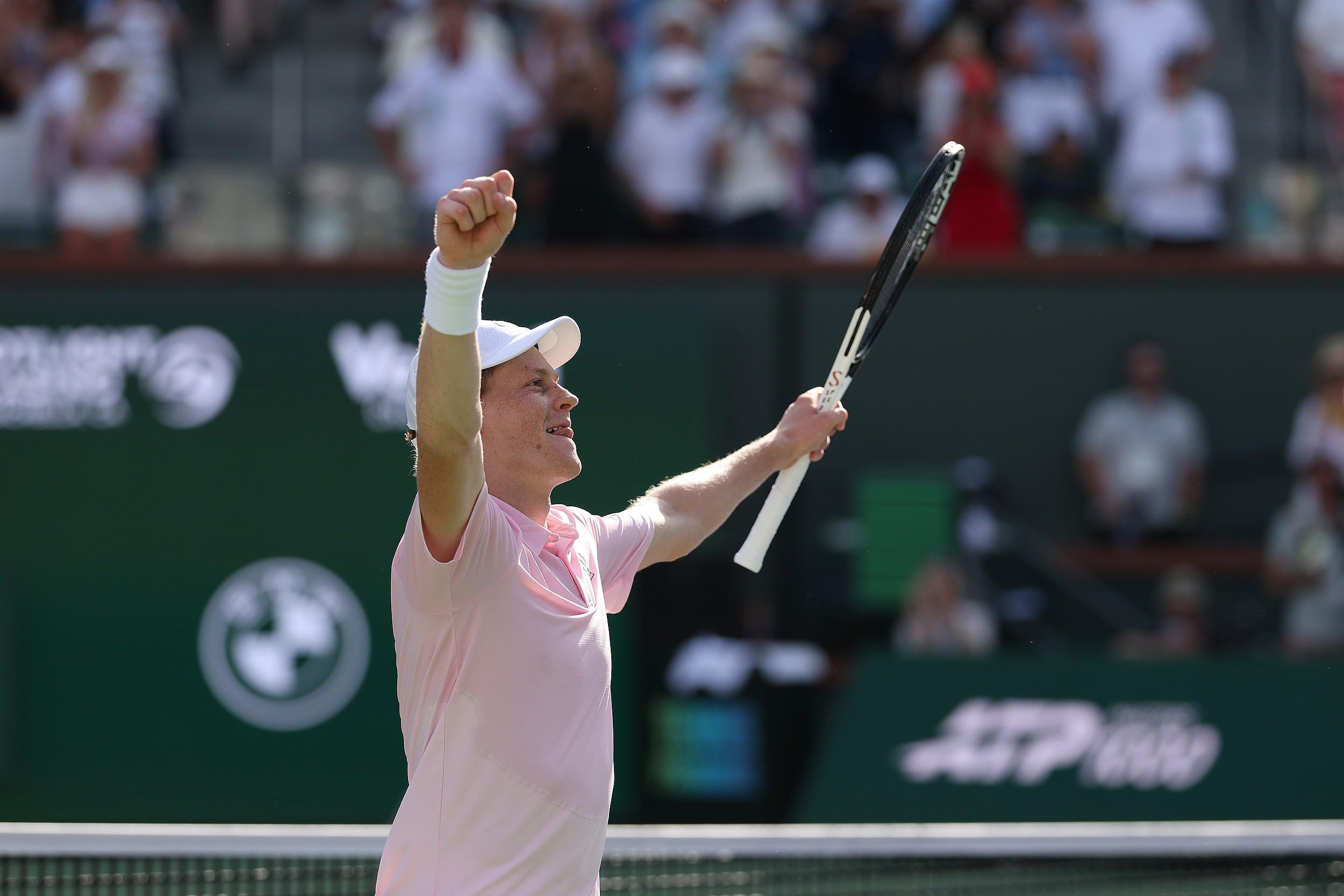 九游电脑版下载-连赢两盘抢七，辛纳首夺印第安维尔斯大师赛冠军