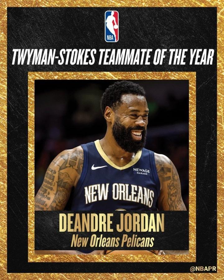 九游电脑版下载-NBA官方：37岁小乔丹获年度最佳队友奖 8分优势险胜霍勒迪